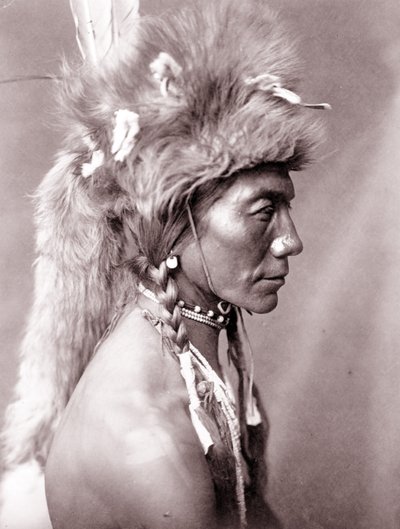 Yellow Kidney, Piegan door Edward Sheriff Curtis