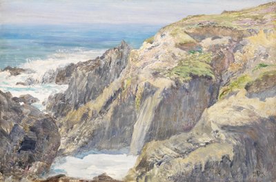 De kust, Mortehoe door Edward Steel Harper