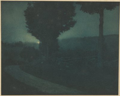 Weg naar de Vallei - Maanopkomst door Edward Steichen