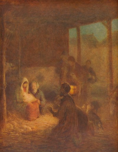 Er was geen plaats in de herberg, c. 1910 door William Edward Stott