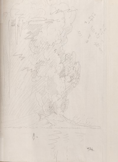 Uitbarsting van de Vesuvius, 1794 door Edward Swinburne