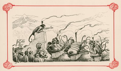 Een nachtelijke caudale lezing over evolutie door Edward Tennyson Reed