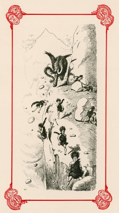 Een Onsociaal Mammoet door Edward Tennyson Reed