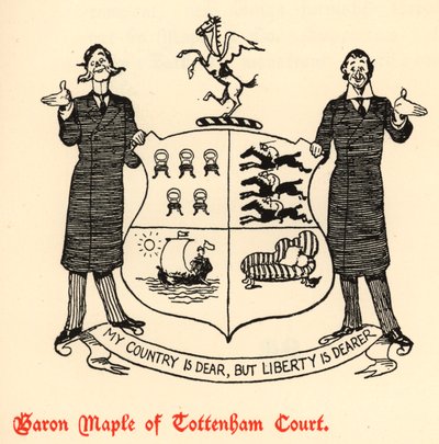 Baron Maple van Tottenham Court door Edward Tennyson Reed