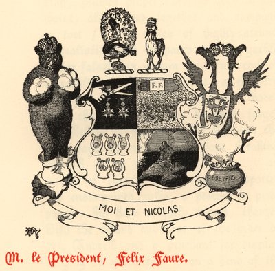 M Le President, Felix Faure (gravure) door Edward Tennyson Reed