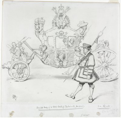 De Postkoets voor Parlementaire Doeleinden (recto) door Edward Tennyson Reed
