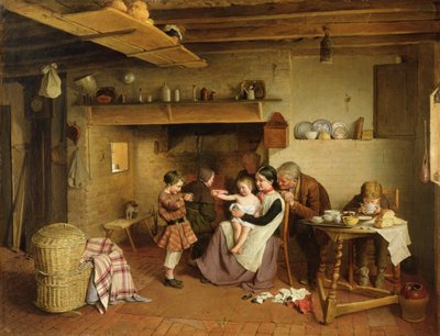 Een Huisje Scene door Edward Thompson Davis