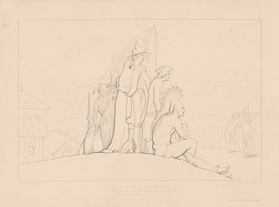 De Mooie Gertrude, Veilig voor Huidig Gevaar door Edward Webb, after George Elgar Hicks