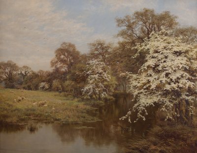 Meidoornbloesem door Edward Wilkins Waite