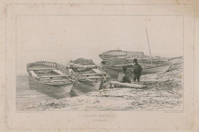 Thames Wherries door Edward William Cooke