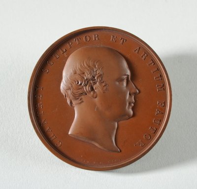 Medaille voor Francis Chantrey door Edward William Wyon