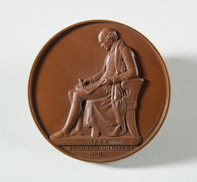 Medaille voor Francis Chantrey door Edward William Wyon