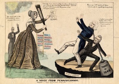 Een stem uit Pennsylvania, uitgegeven door H.R. Robinson, New York, 1846 door Edward Williams Clay