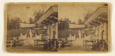 Het Cresson Mountain House. Gelegen op een van de hoogste toppen van de Alleghenies... [Pennsylvania Central R.R.]. door Edward and Henry T. Anthony and Co.