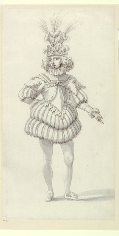 Salmacida Spolia - De Koning en Maskers: tweede versie (voor de Koning) door Edward the Elder Pearce
