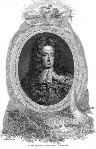 Willem III, koning van Engeland, Schotland en Ierland, 1805 door Edwards