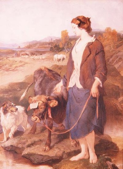 Het prijs kalf door Edwin (after) Landseer