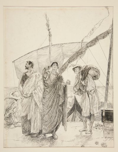 Antipholus van Syracuse door Edwin Austin Abbey