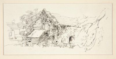 Architectonische Studie door Edwin Austin Abbey