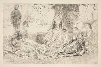 Voor de prinses door Edwin Austin Abbey