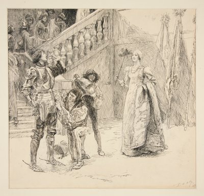 Benedick door Edwin Austin Abbey