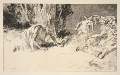 Onder: door Edwin Austin Abbey