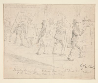 Cartoon door Edwin Austin Abbey