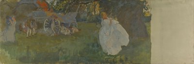 Compositiestudie door Edwin Austin Abbey