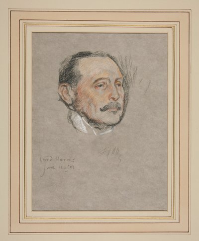 Kroning van Edward VII Portret: George Canning Harris, Baron door Edwin Austin Abbey