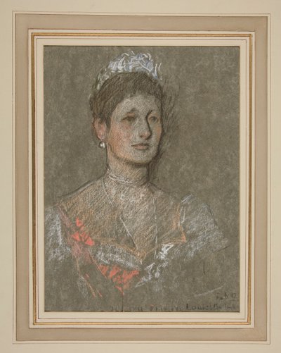 Kroning van Edward VII Portret: Prinses Louise van Battenberg door Edwin Austin Abbey