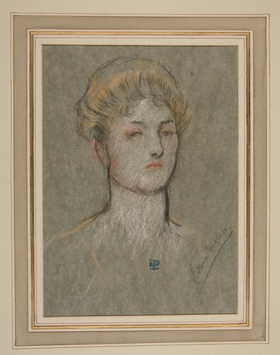 Kroning van Edward VII Portret: Prinses Victoria Eugenia van Battenberg door Edwin Austin Abbey