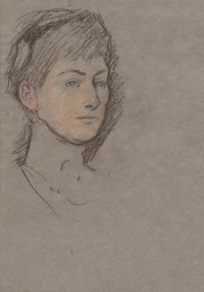 Kroning van Edward VII portret(?) - onbekende geportretteerde door Edwin Austin Abbey