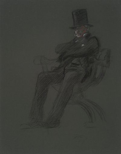 Figurenstudie door Edwin Austin Abbey