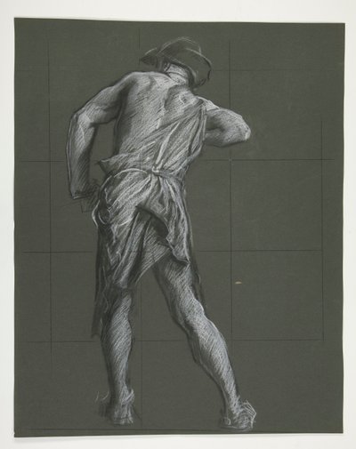Figurenstudie voor door Edwin Austin Abbey
