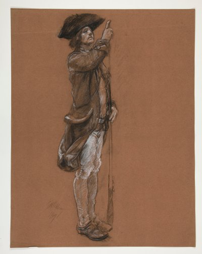 Figurenstudie door Edwin Austin Abbey