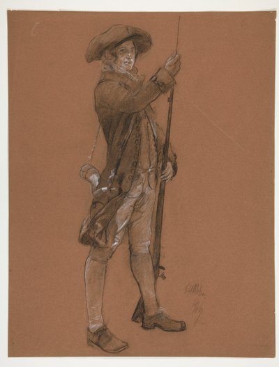 Figurenstudie door Edwin Austin Abbey