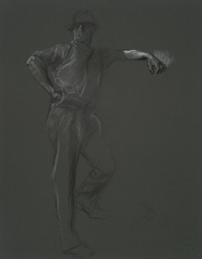Figurenstudie door Edwin Austin Abbey