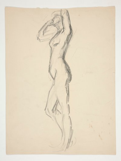 Figuurstudie door Edwin Austin Abbey