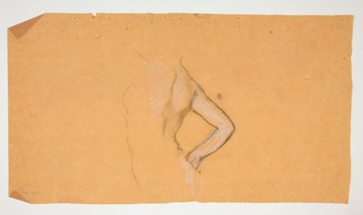 Figurenstudie voor muurschildering in het State Capitol gebouw in Harrisburg, Pennsylvania, 1902-1911 door Edwin Austin Abbey