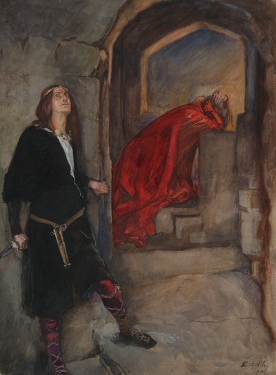 Hamlet door Edwin Austin Abbey