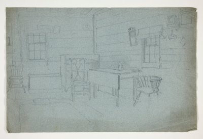 Interieurstudie door Edwin Austin Abbey