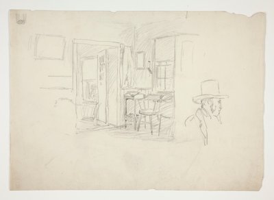 Interieurstudie door Edwin Austin Abbey