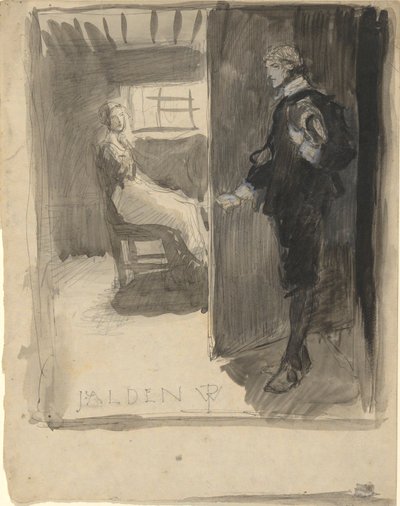 John Alden door Edwin Austin Abbey
