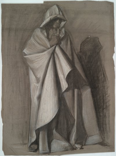 Jozef van Arimathea, Figurenstudie door Edwin Austin Abbey