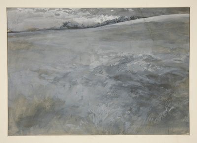 Landschap door Edwin Austin Abbey