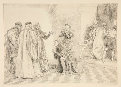 Lucentio door Edwin Austin Abbey