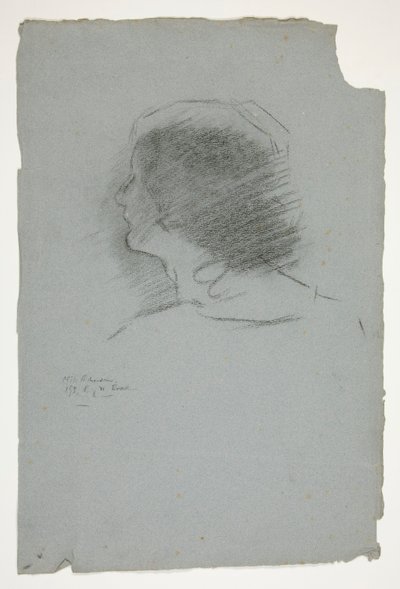 Portret van mevrouw Richardson door Edwin Austin Abbey