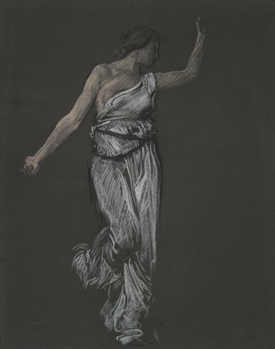 Mogelijke figurenstudie door Edwin Austin Abbey