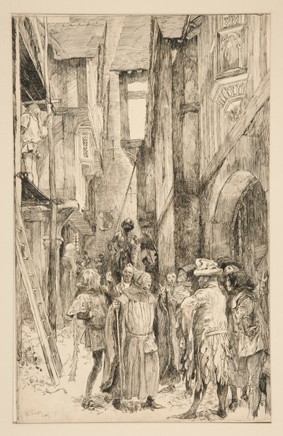 Ondiep: door Edwin Austin Abbey