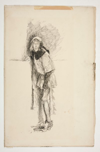 Slender door Edwin Austin Abbey